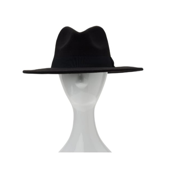 Fedora with Black Grosgrain Ribbon - Picture 2 of 3